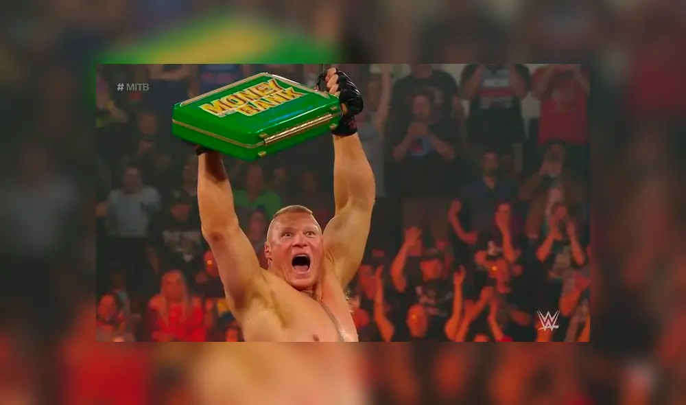 WWE: ¡Brock Lesnar gana el maletín de Money in the Bank!