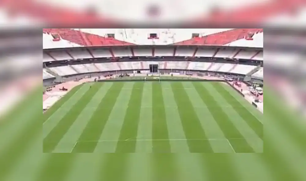 River vs Boca: así luce el césped del Monumental para la 'Superfinal' [VIDEO]