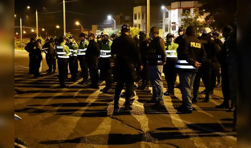 Policía participó de operativo. Foto: MPL Policía participó de operativo. Foto: MPL