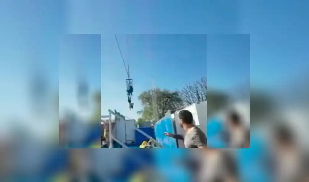 YouTube: subió a un juego mecánico y pasó el peor susto de su vida