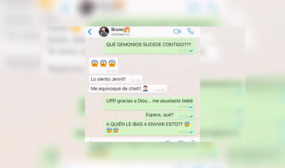 WhatsApp: Joven totalmente ebrio termina revelando oscuro secreto a su novia [FOTOS]
