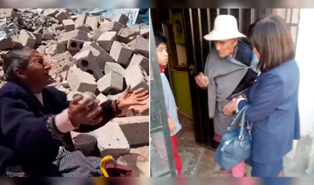 Encuentran a anciana que apareció en video llorando tras desalojo en Arequipa