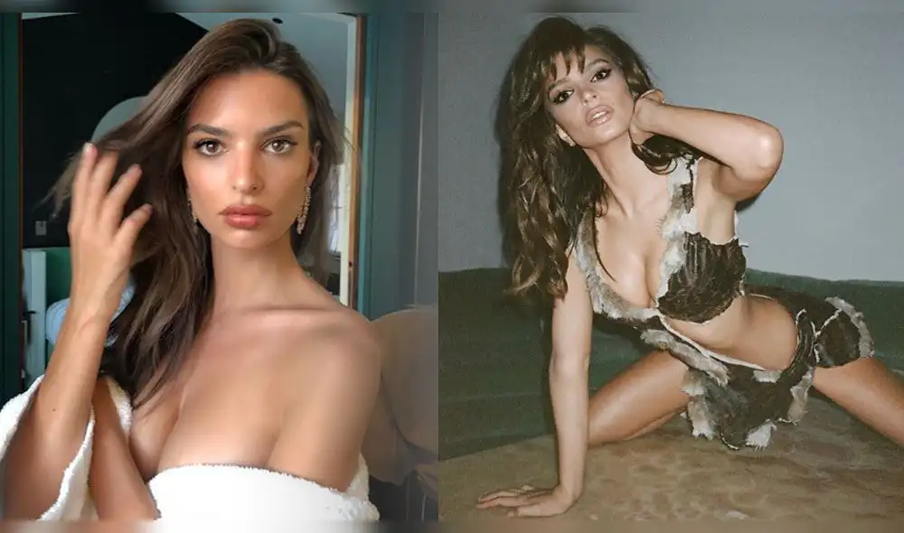 Emily Ratajkowski remeció Instagram con sensual video y sugerentes fotos