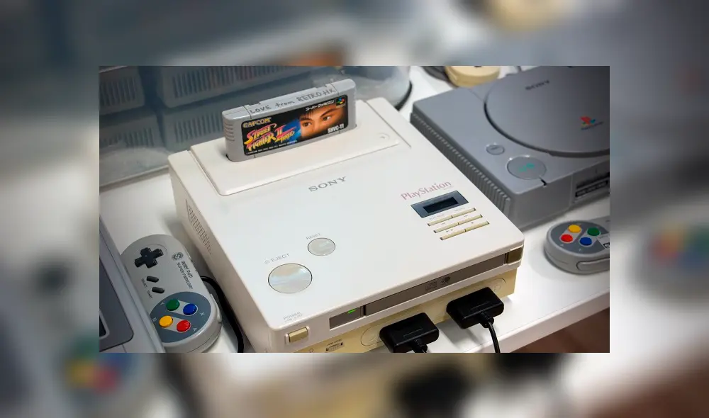 Esta Nintendo PlayStation fue encontrada por Dan Diebold en un ático en 2015.