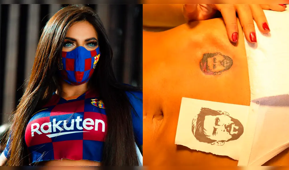 Susy Cortez, fan de Lionel Messi