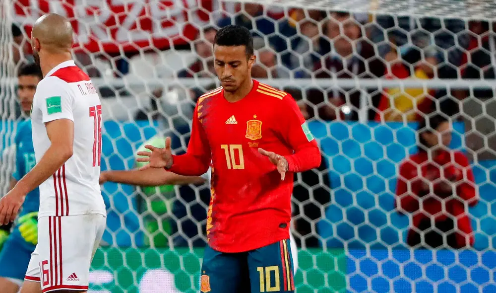 Alcántara disputó el encuentro entre España y Alemania que terminó en empate. Foto: EFE