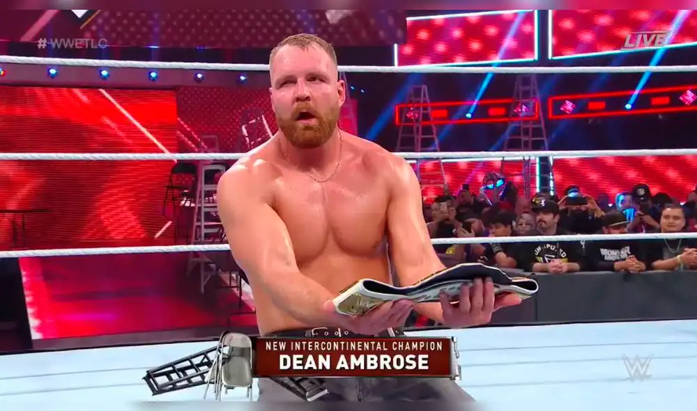 WWE TLC 2018: Dean Ambrose derrota a Seth Rollins y es el nuevo campeón intercontinental [VIDEO]