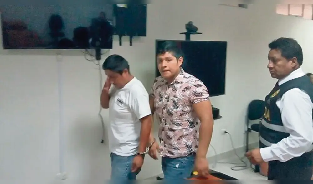 Detenidos Castillo y Cordero.