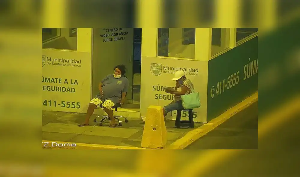 Mujer embarazada es atendida en pleno toque de queda tras pedir ayuda en módulo de videovigilancia de Surco Mujer embarazada es atendida en pleno toque de queda tras pedir ayuda en módulo de videovigilancia de Surco
