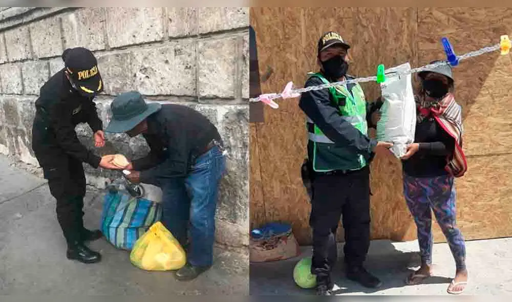 Efectivos acudieron a los distritos para hacer llegar la ayuda personalmente. Efectivos acudieron a los distritos para hacer llegar la ayuda personalmente.