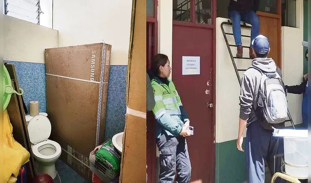 caso. Detienen a jefa de Poltran Puno Irene Mamani por apropiarse de bienes incautados. Tenía televisores en baño.