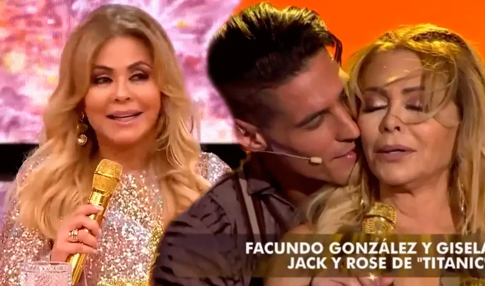 Gisela Valcárcel y Facundo González formaron más que una amistad en "El gran show". Foto: composición LR/América TV