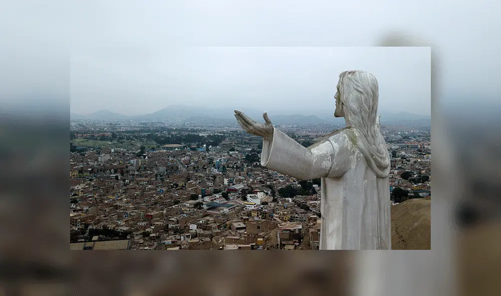 Futuro del Cristo del Pacífico genera debate entre los peruanos. Foto: AFP