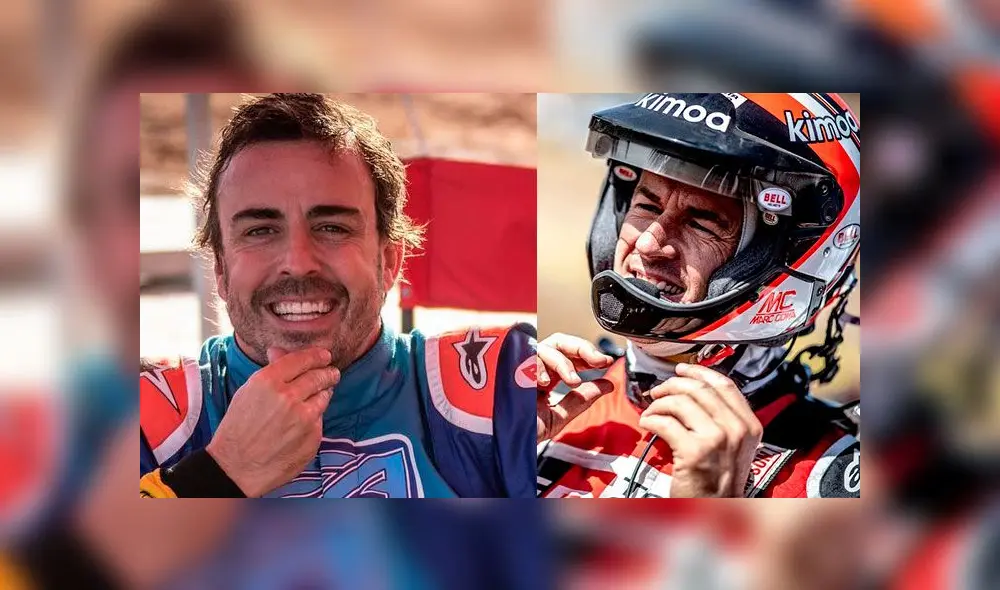 Fernando Alonso y Marc Coma competirán con Toyota en el Dakar 2020. Foto: composición