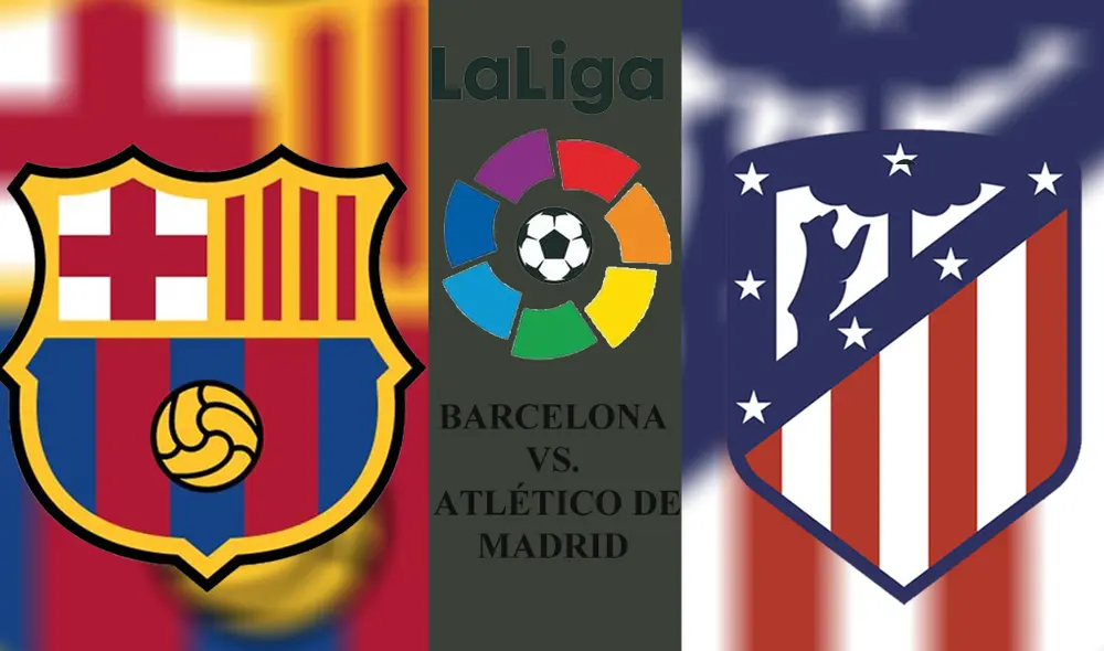 Barcelona vs. Atlético de Madrid por LaLiga Santander. | Foto: Composición GLR