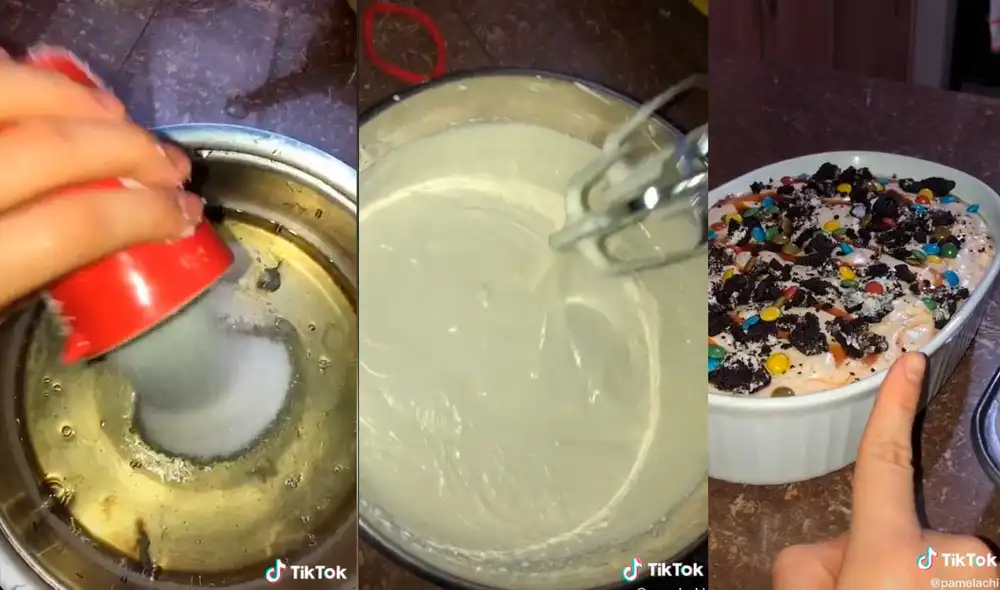 Desliza las imágenes para conocer un poco más de la sencilla preparación de estos helados artesanales. Foto: Captura de TikTok/ Pamela Núñez