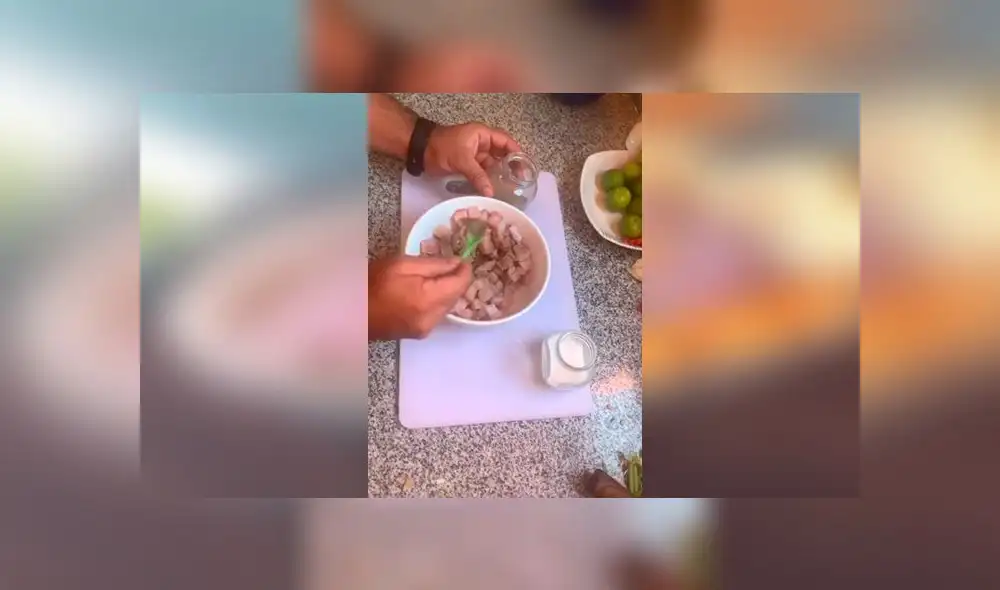 Desliza las imágenes para ver la forma correcta de preparar ceviche peruano de forma rápida y sencilla. Foto: TikTok