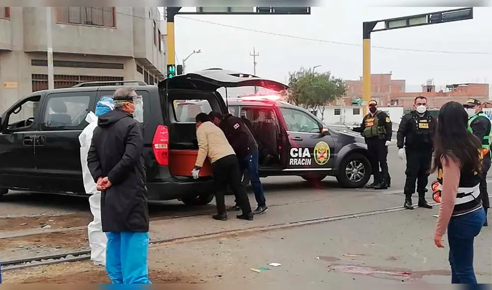 El efectivo policial se habría dado a la fuga, luego del atropello. Foto: Difusión.
