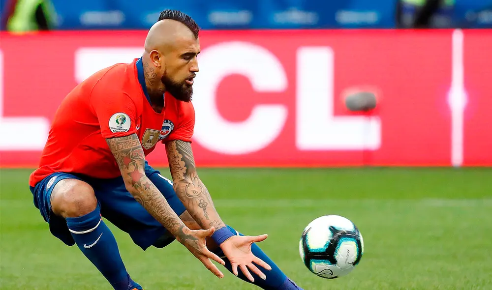 Arturo Vidal causa polémica al usar frase peruana para arengar a Chile [FOTO]