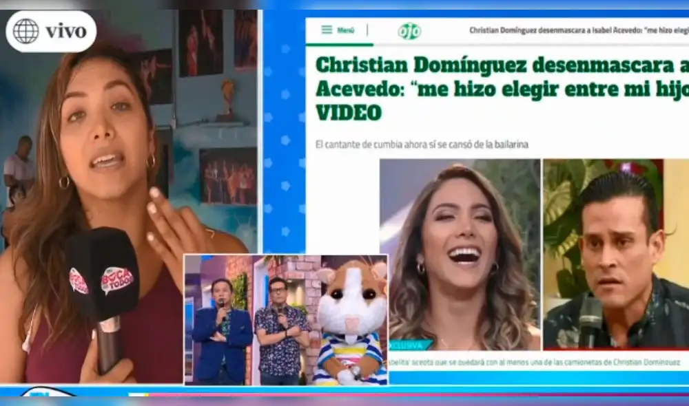 La integrante de EEG, Isabel Acevedo, le realizó un singular pedido a Christian Domínguez luego del video que hizo en Tik Tok.