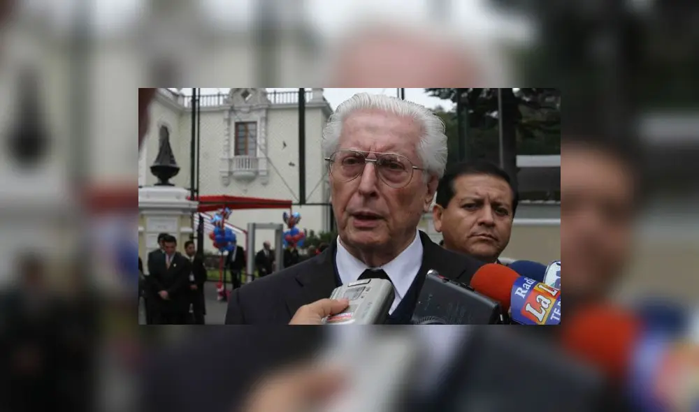 Javier Alva Orlandini: "Voy a seguir participando en la política mientras respire". Foto: Andina. Javier Alva Orlandini: "Voy a seguir participando en la política mientras respire". Foto: Andina.