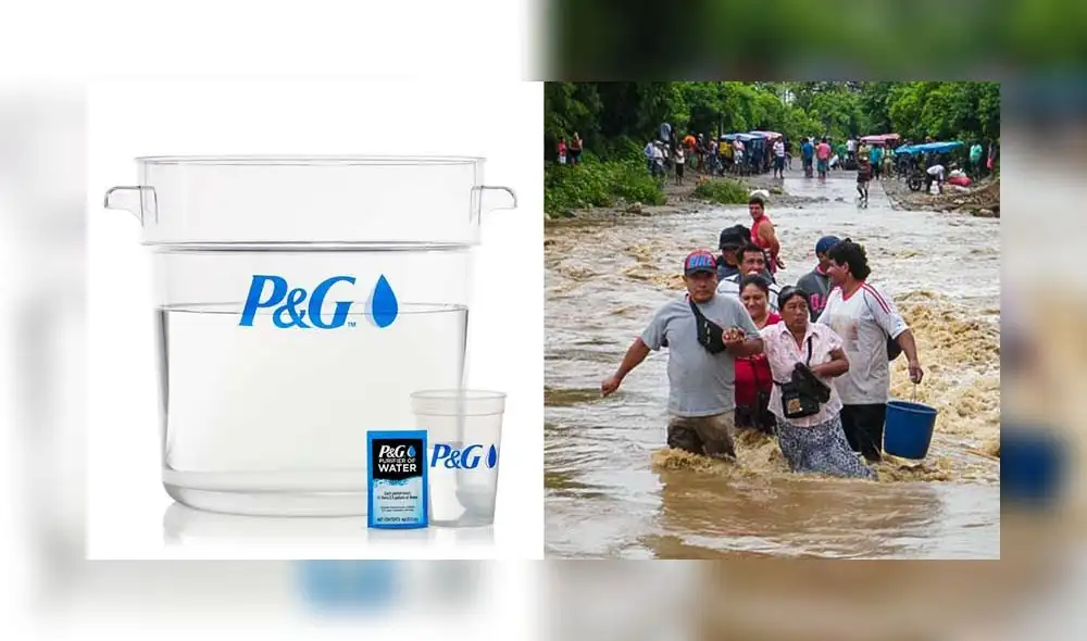 P&G y PlazaVea donan más de 300 mil litros de agua a afectados por fenómeno El Niño