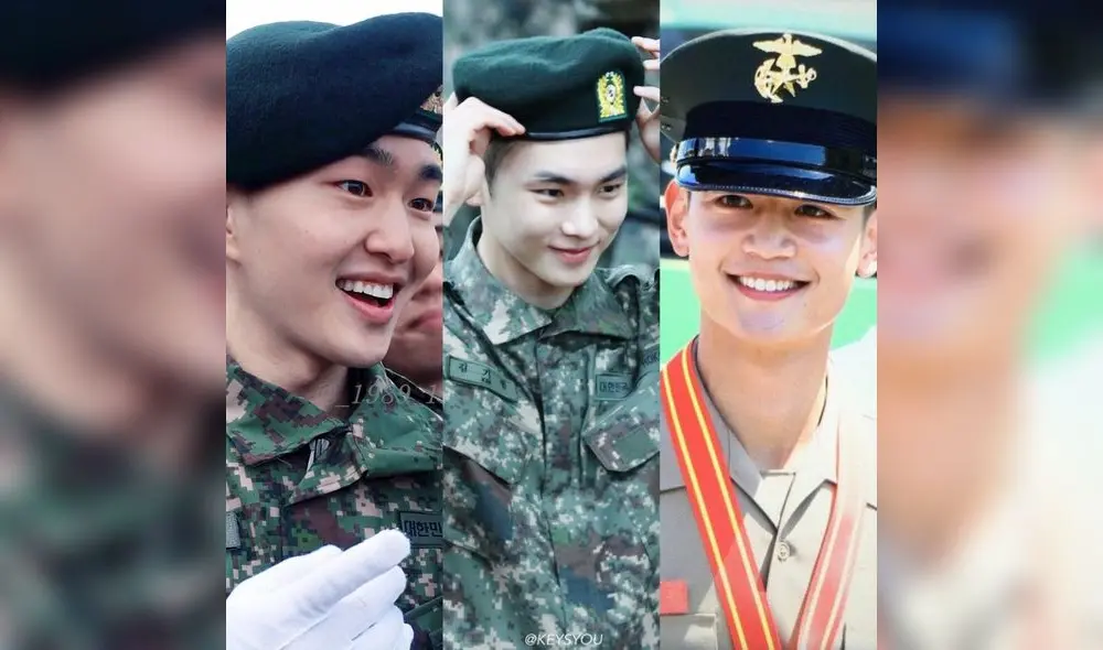 Onew, Key y Minho se SHINee saldrán del ejército en 2020. Onew, Key y Minho se SHINee saldrán del ejército en 2020.