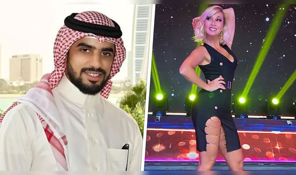 La argentina se mostró cariñosa con el filántropo, y tras hablarle en inglés, él le respondió.