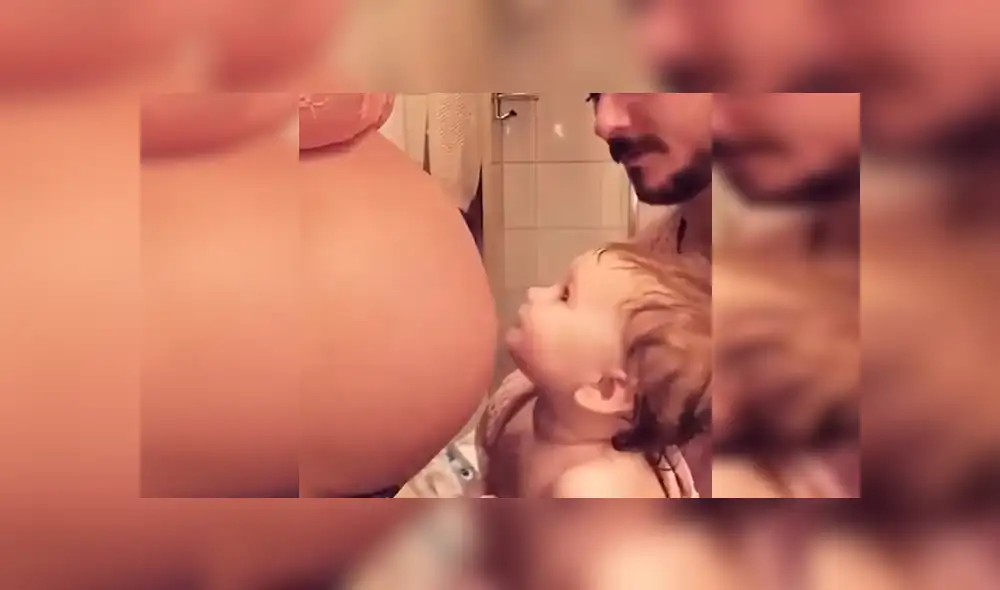 En YouTube, una niña conmovió a usuarios por su emotiva reacción al estar cerca de la barriga de su madre. En YouTube, una niña conmovió a usuarios por su emotiva reacción al estar cerca de la barriga de su madre.