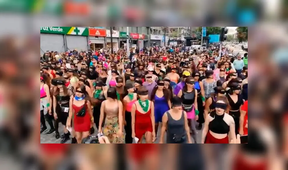 Colectivo Lastesis. Foto: captura de video.