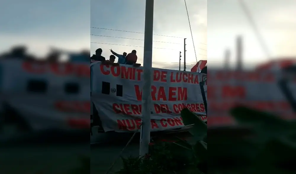 Ciudadanos llegan a Lima para gran paro nacional. Foto: facebook Ciudadanos llegan a Lima para gran paro nacional. Foto: facebook