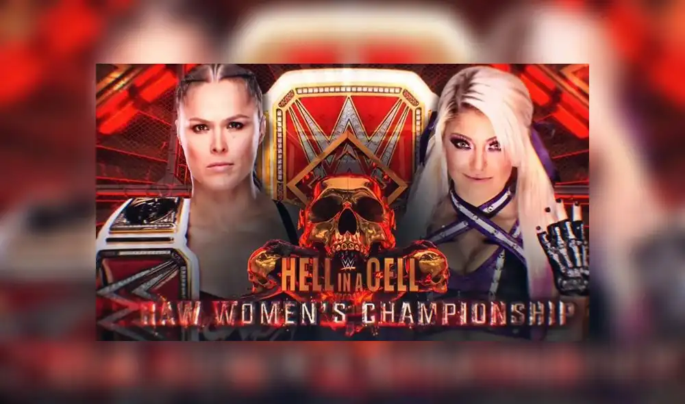 WWE Hell in a Cell 2018: Ronda Rousey sigue siendo la campeona de RAW, venció a Alexa Bliss 