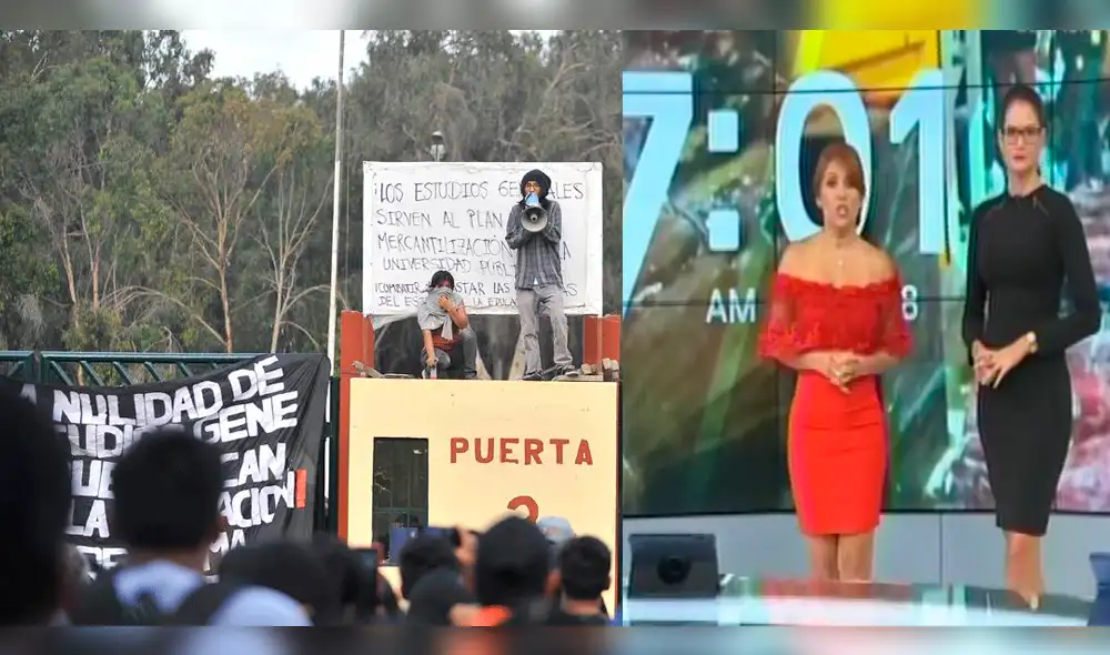 Magaly Medina llama "vándalos" a estudiantes de San Marcos [VIDEO]