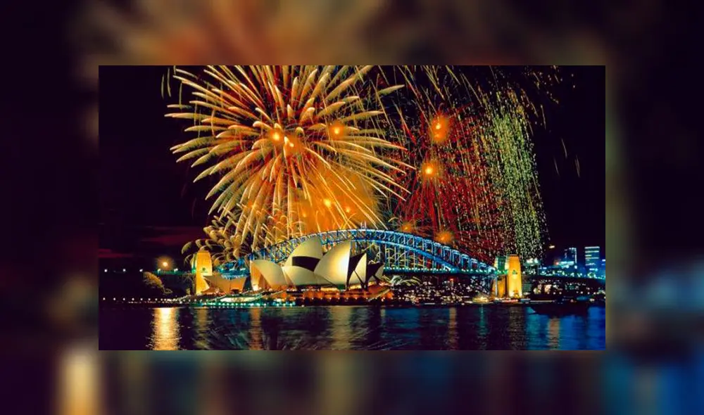 Como es costumbre en Oceanía fueron los primeros en abrazarse por la Navidad. Foto: difusión