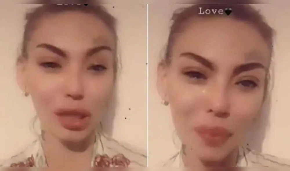 Angie Jibaja llora por estar alejada de sus pequeños Angie Jibaja llora por estar alejada de sus pequeños