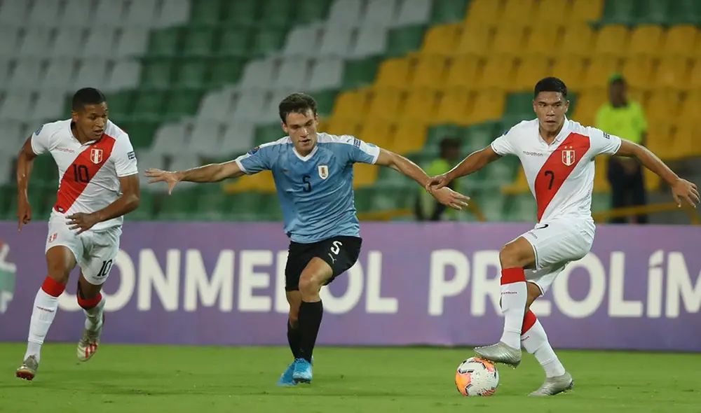 Perú perdió 1-0 ante Uruguay y ahora deberá jugarse la vida contra Bolivia. Foto: @Uruguay.