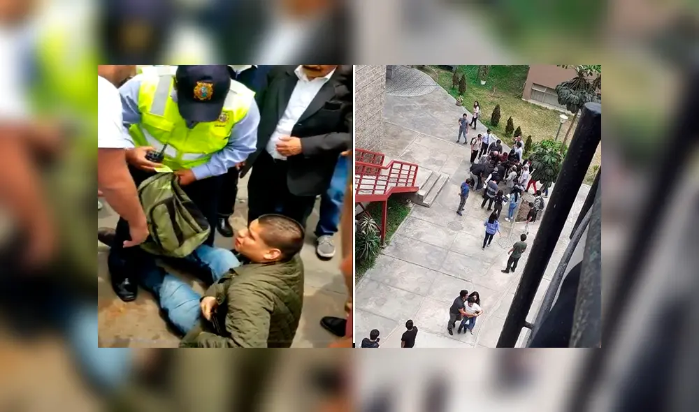 Reportan incidentes en San Marcos tras ingreso de sujeto armado con cuchillo a Ciudad Universitaria. Foto: Facebok Unidad Contable