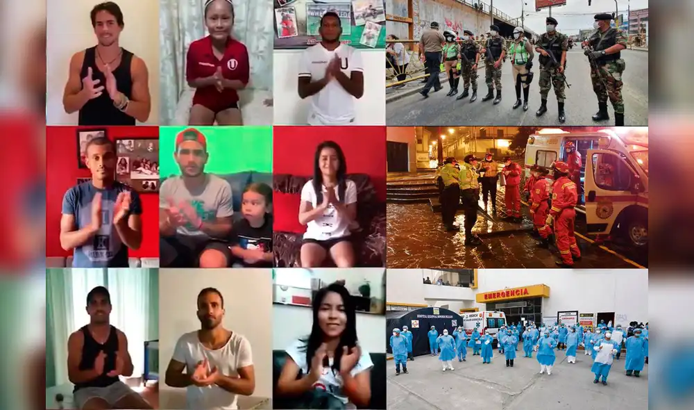 Universitario de Deportes aplaude la entrega de médicos, policías y Fuerzas Armadas que luchan por detener el coronavirus.