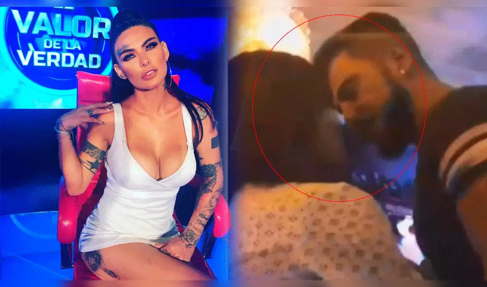 Angie Jibaja reaparece en los escenarios y es captada con misterioso galán