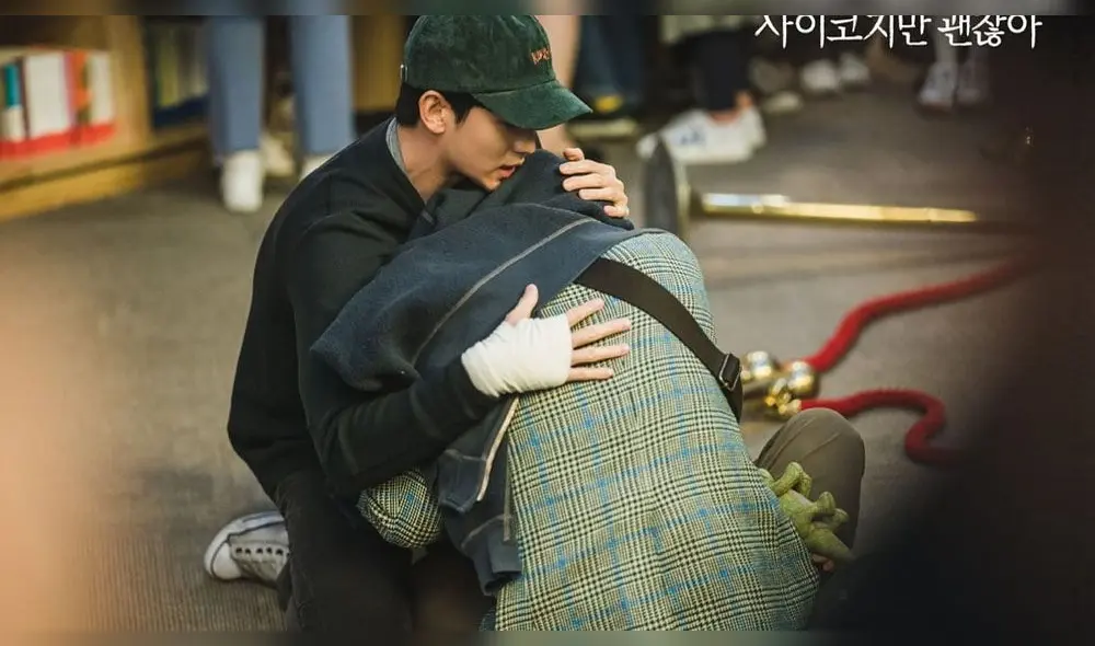 Desliza para ver más fotos de Oh Jung Se como Sang Tae del dorama It's okay to not be okay. Créditos: Netflix y tvN