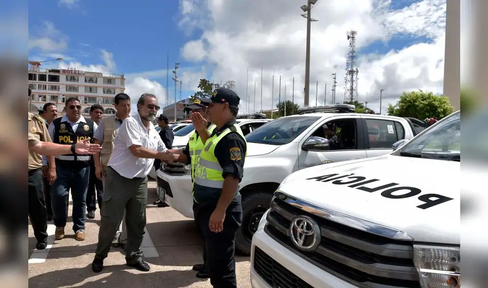 Entregan 23 nuevos patrulleros a la PNP para combatir delincuencia en Pucallpa 
