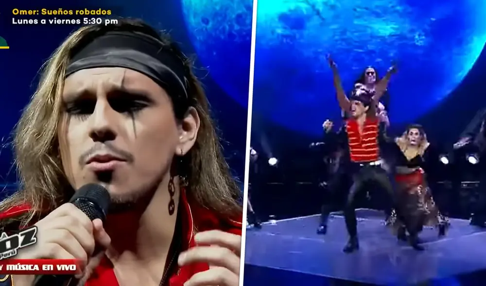 Sebastián Palma impresiona a los entrenadores con su performance en La voz Perú. Foto: captura de Latina