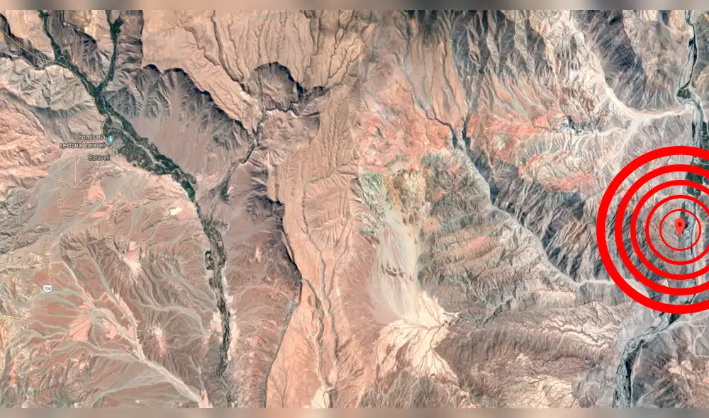 Sismo de 4.2 grados se sintió esta noche en Arequipa