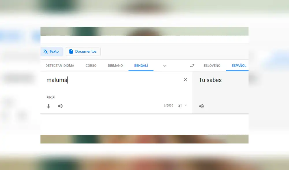 Fanática escribió el nombre del cantante colombiano en el Traductor de Google, sin imaginar el curioso mensaje que le aparecería