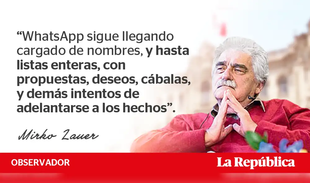 El ministro WhatsApp