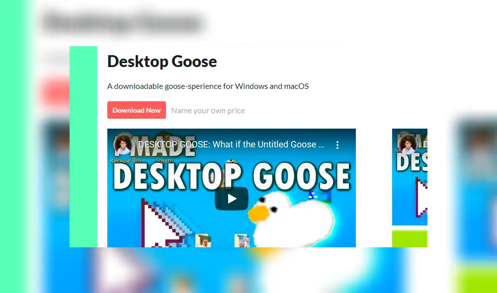 Entra a la página oficial y pulsa el botón rojo. Foto: Captura / Desktop Goose. Entra a la página oficial y pulsa el botón rojo. Foto: Captura / Desktop Goose.