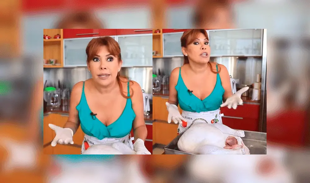 Nueva receta de pavo al horno de Magaly Medina