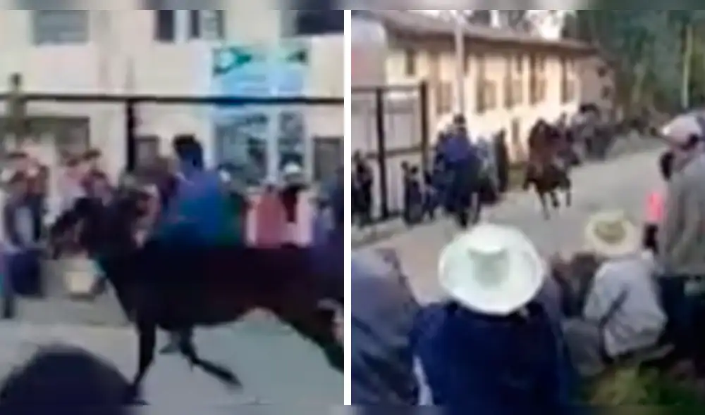 Hombre muere atropellado por caballo en Cajamarca