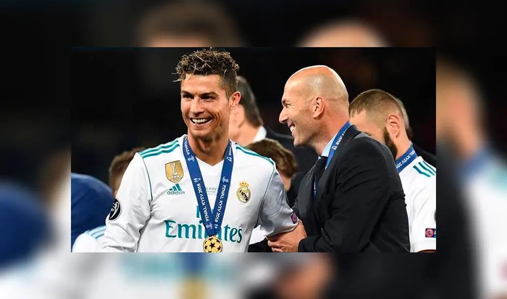 Zinedine Zidane elogió a Cristiano Ronaldo: “Es un líder en el campo”