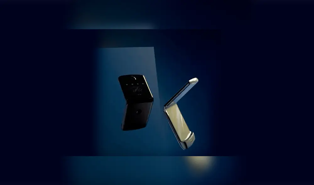 Motorola Razr plegable. Motorola Razr plegable.
